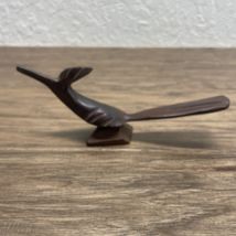 Vintage Ironwood Hand Carved Road Runner Bird Figurine Knick Knack KG - $19.80