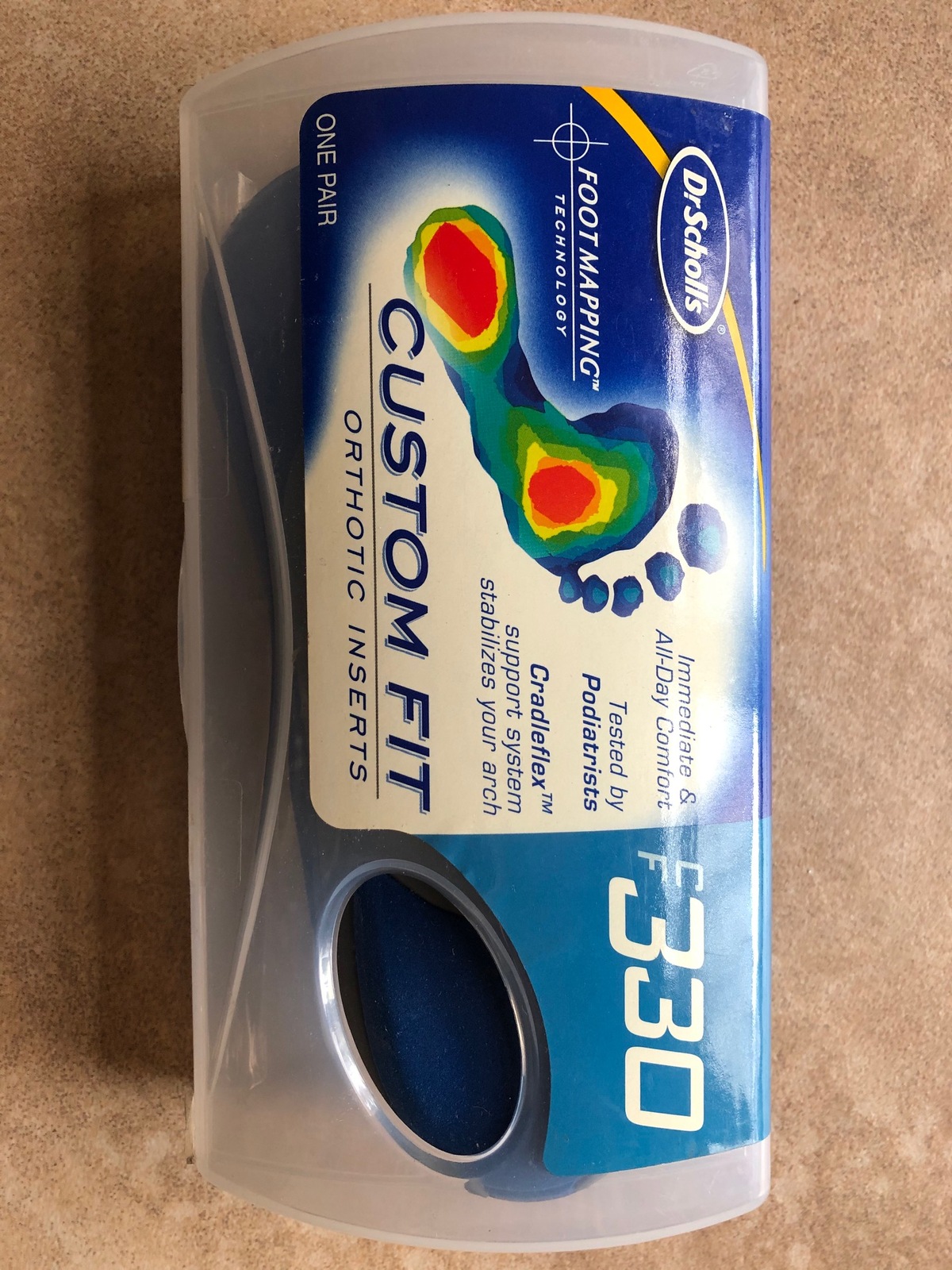 Dr. Scholl's Custom Fit Orthotic Inserts, CF 330 - $45.00