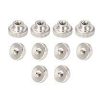 uxcell Knurled Thumb Nuts, 10Pcs M3x0.5mm Iron Round Knobs Fasteners for... - £9.86 GBP