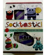 SOCKTASTIC Craft Kit -Make 8 Cool and Crazy Creations from Socks Kids Cr... - $109.28 MXN