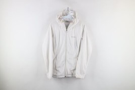 Columbia Womens Medium Distressed Spell Out Fuzzy Shag Fleece Full Zip H... - $376.03 MXN