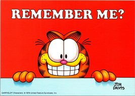 Remember Me? Postcard Garfield the Cat Cartoon Comic Smile Jim Davis - $6.36