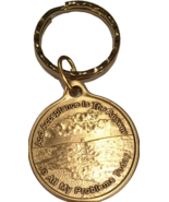 Acceptance Is The Answer Beach Sunrise Bronze AA Keychain  449 417 - $6.99