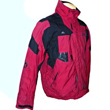 Spyder Dark Red Black Team Venom Colorblock Snowboard Ski Insulated Jacket L - £199.79 GBP