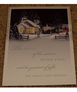 NEVER USED Beautiful Merry Christmas Greeting Card, GREAT CONDITION - $4.06 CAD