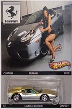 Silver/Gold Ferrari 308 Custom Hot Wheels Ferrari Series w/ RR - £74.40 GBP