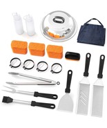 30-Piece Griddle Cleaning and Grilling Accessories Kit Black Metal - $115.28