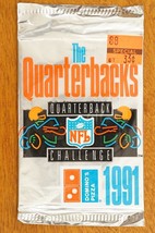 Sealed Pack NFL Football Trading Cards 1991 The Quarterbacks Dominos Pizza - $62.63 MXN
