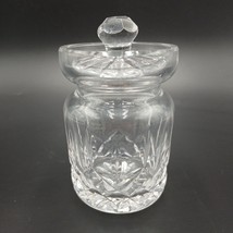 Vintage Waterford Crystal Lismore Honey Jam/Jelly Jar with Lid - £28.09 GBP