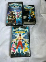 SABANS POWER RANGERS VHS LOT OF 3 LIGHTSPEED RESCUE magna defender  clas... - £9.11 GBP