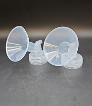 Nursing breast pump flanges 28mm &amp; 24mm pair of two SpeCtra Breast Pump - $14.89