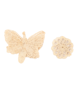 Vintage Doll House Hand Made Accents Butterfly and Doily - $11.78 CAD