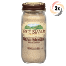 3x Jars Spice Islands Beau Monde Flavor Seasoning | 3.5oz | Fast Shipping - £22.43 GBP