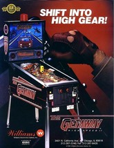 The Getaway High Speed II Pinball FLYER Original NOS 1992 Retro Vintage ... - £19.75 GBP