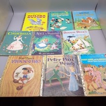 A Little Golden Vintage Walt Disney Classic Kids Books Lot Of 9 - $13.85