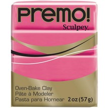 Sculpey Premo Clay 2oz Fluorescent Pink - £12.44 GBP