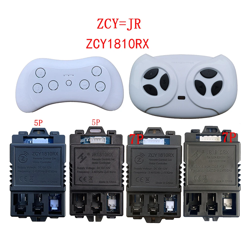 ZCY JR1810RX 5/7Pin 6-12V 2.4G Bluetooth Remote Control and Receiver Accessories - £12.71 GBP+