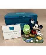 Disney Classic WDCC Mickey Cuts Up “ A Little Off The Top “ 1962/3500 St... - $71.99