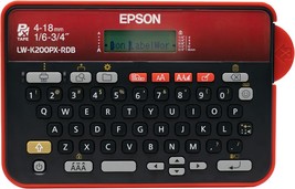 Epson Lw-K200Px-Rdb Portable Qwerty Keyboard Label Maker - Red Black Pri... - $45.94