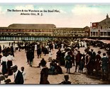Bathers and Watchers From Steel Pier Atlantic CIty NJ Unused DB Postcard... - $3.91