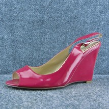 Enzo Angiolini Padi Women Slingback Heel Shoes Pink Patent Leather Size 9 Medium - £19.71 GBP