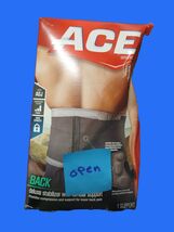 ACE 207399 Deluxe Back Stabilizer Black Neoprene with Lumbar Support Dua... - $13.99