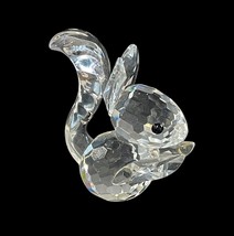 Swarovski Squirrel Figurine 2.5&quot; Collectible Glass Animal Sculpture Austria - $48.33