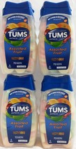 4 Pack Tums Antacid Calcium Ultra Strength 1000 Assorted Fruit 72 Tablets Each - £32.01 GBP