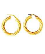 Unisex Earrings 14kt Yellow and White Gold 467513 - €584,94 EUR