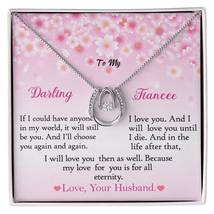 To My Fiance Gift. A Beautiful Necklace Gift with a Customisable Message Card. - £36.18 GBP+