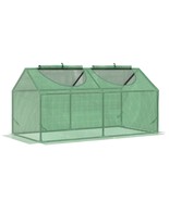 Outsunny 4&#39;x2&#39;x2&#39; Portable Mini Greenhouse, PE Cover, Indoor/Outdoor - $81.44 CAD