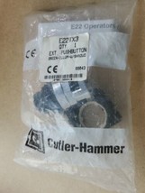 Cutler Hammer E22TX3 Eaton Extended Head PB W/Shroud Green - $86.24