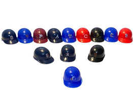 Lot of 13 MLB Mini Plastic Baseball Helmets Retro Logo Laich Gumball Vending 2” - £7.48 GBP