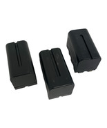 Lot of 3: Lithium Battery Pack 7.2 V 5200mAh/Li-ion FOR SON.NP-F750 / NP... - $40.69 CAD