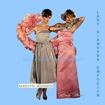 1980&#39;s Marilyn Monroe Sexy  Evening Gown Straps Strapless Cocktail Wiggle Dress  - £11.95 GBP