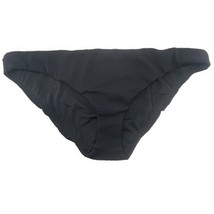 J Crew Scrunchie Bikini Bottom Black Hipster Size 3X BH480 New - $17.07