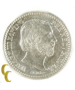 1890 Netherlands 10 Cents (About Uncirculated, AU) Halberd William III 1... - $106.62 CAD