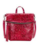 Patricia Nash Burnished Tooled Luzille Convertible Backpack Pink BNWT BE... - €126,34 EUR