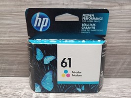 Genuine HP 61 Color Ink Cartridge Officejet 2620 Envy 4501 4507 Exp JUL 2022 NEW - £13.01 GBP