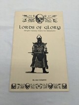 Lords Of Glory Simple Fantasy Rules For Miniatures Book - £70.17 GBP
