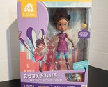 Ruby Rails Skydive Action Figure With Parachute Toy Doll Age 4 + New - $24.18