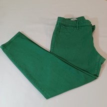 Gap 1969 RN#54023 Women's Green Cotton Blend Legging Jean Size 32/14R (35×27) image 2