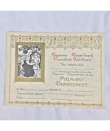 Vintage Christian School Certificate of Promotion by CR GIBSON unused w ... - £9.73 GBP