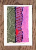 Abstract Mixed Media Collage No.35 Art / Greeting Card - $14.50
