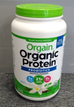 Orgain USDA Organic Plant-Based Protein Probiotics Powder Vanilla 2.74 Lb - £28.04 GBP