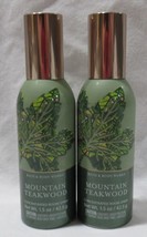 Bath &amp; Body Works Concentrated Room Spray Set Lot 2 MOUNTAIN TEAKWOOD - $29.49