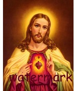 NEW CHRISTIAN SACRED HEART OF JESUS BIBLICAL BLESSED ART PRINT PHOTO ALL... - €4,97 EUR+