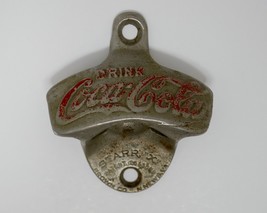 Starr &quot;X&quot; Brown Manufacturing Co 1940s Coca-Cola Wall Mount Bottle Opener - £126.41 GBP