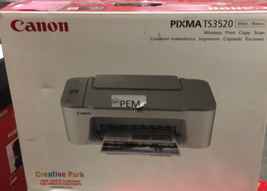 Canon Pixma TS3520 Wireless print copy scan open box printer - $33.64