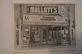 MALLATT&#39;S Drug Store Madison WIS   Label . inv,11 - £5.49 GBP
